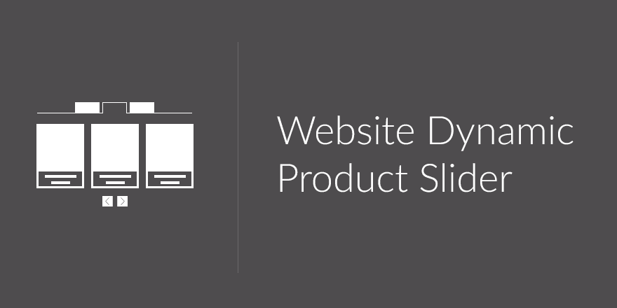 Odoo Website Dynamic Product Slider