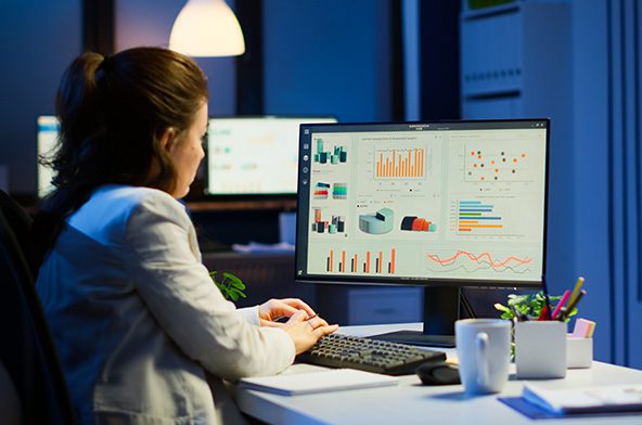 Financial Reporting Analysis Dashboard