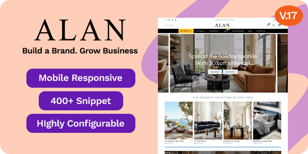 Theme Alan:  The Best-Selling Odoo Theme