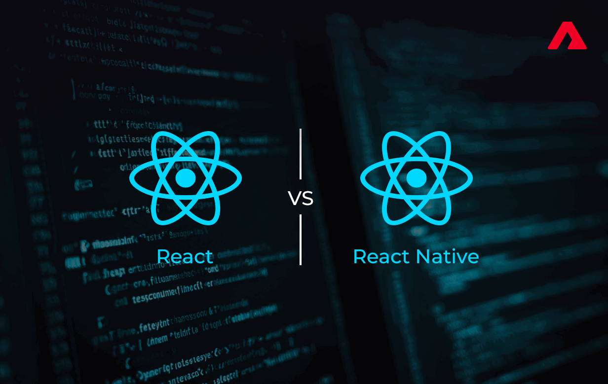React vs React Native comparison illustration